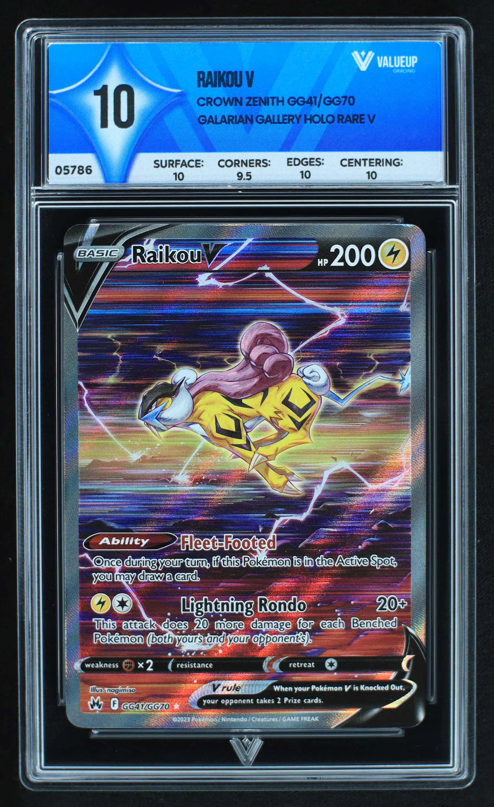 Raikou v (VALUEUP) #05786 (Subasta)-Kantocards