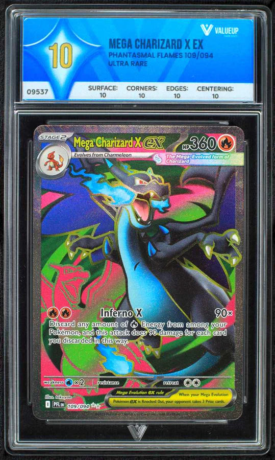 Mega Charizard X ex (ValueUp) #09537 (Subasta)