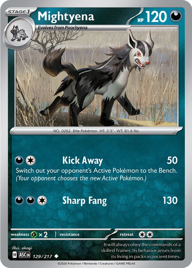 Mightyena 129/217 - Uncommon