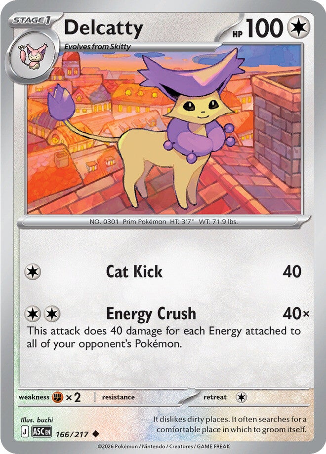 Delcatty 166/217 - Uncommon