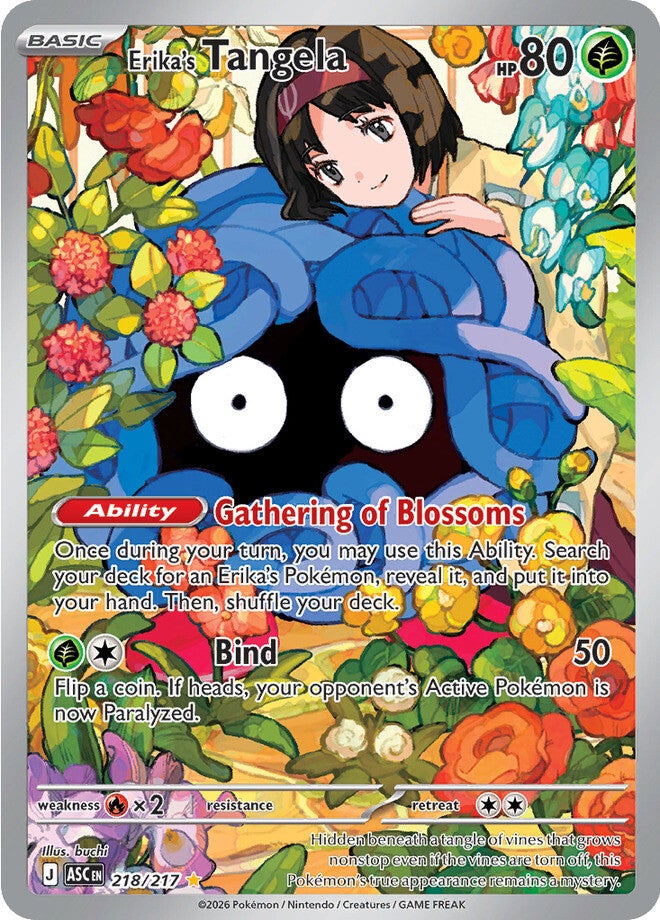 Erika's Tangela 218/217 - Illustration Rare