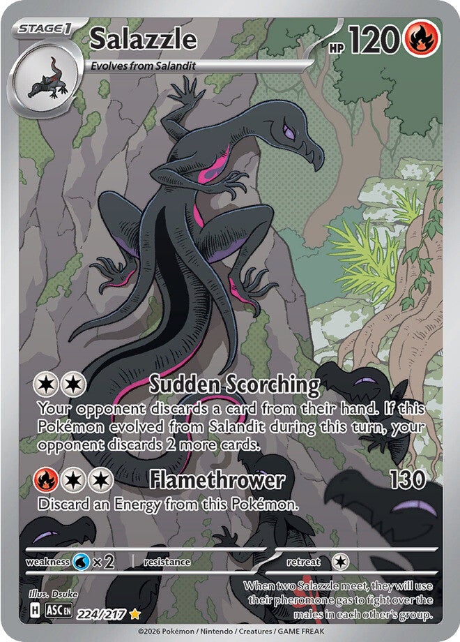 Salazzle 224/217 - Illustration Rare