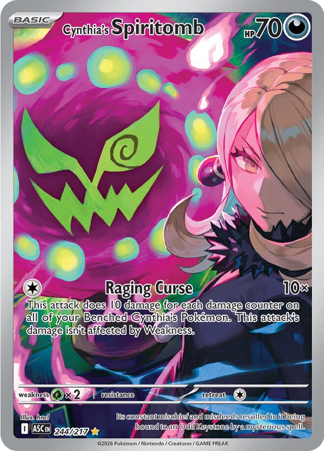 Cynthia's Spiritomb 244/217 - Illustration Rare