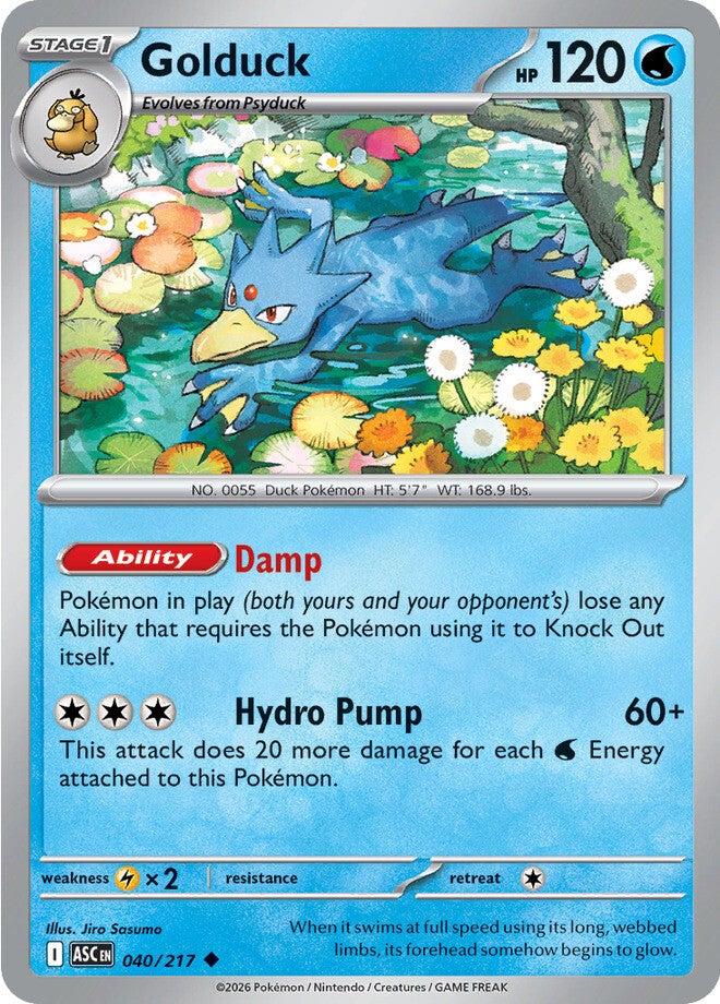 Golduck 040/217 - Uncommon