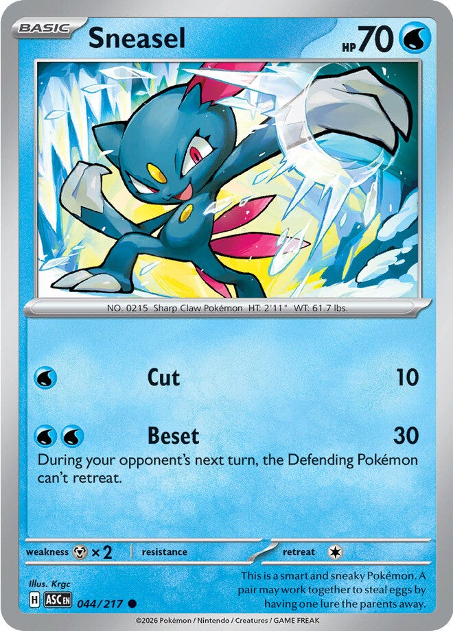 Sneasel 044/217 - Common