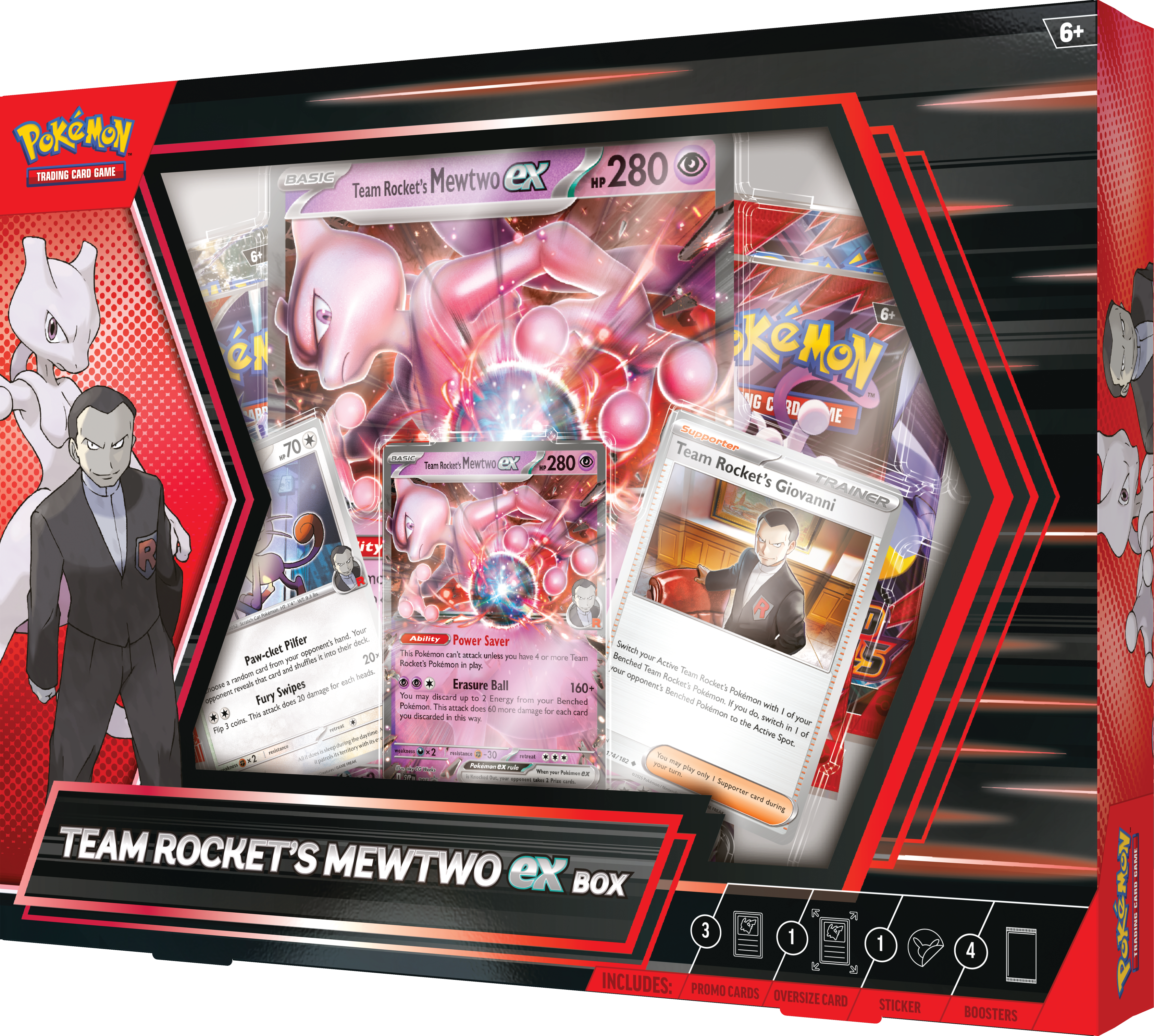 Team Rocket's Mewtwo ex Box-Kantocards