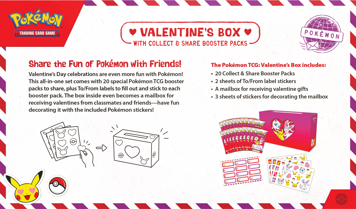 Pokémon TCG: Valentine's Box 2027 (PREVENTA PRÓXIMAMENTE)