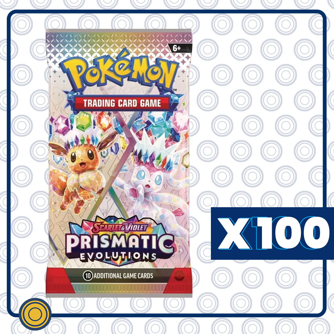 PAQUETE MAYOREO - Prismatic Evolutions - 100 Booster Packs
