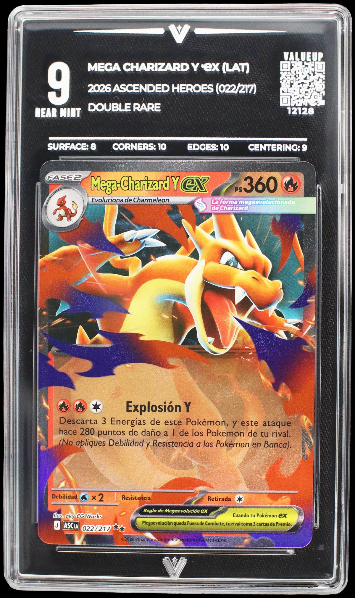 Mega Charizard Y Ҽx (LAT) (VALUEUP) #12128 (Subasta)
