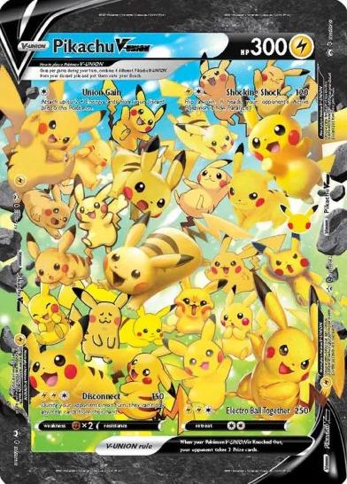 Pikachu V-UNION SWSH140 Jumbo Español-Kantocards
