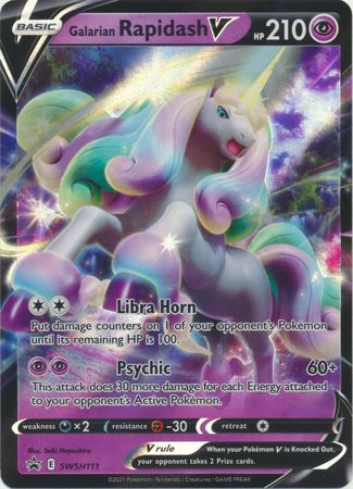 Galarian Rapidash V - SWSH111 (ESPAÑOL)-Kantocards