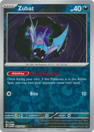 Zubat 041/165 - Common - Reverse Holo-Kantocards