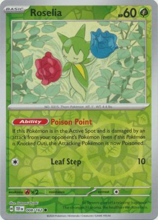 Roselia 008/162 - Common - Reverse Holo-Kantocards