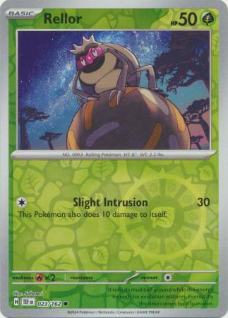 Rellor 023/162 - Common - Reverse Holo-Kantocards
