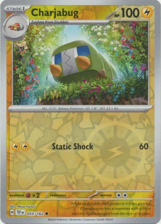 Charjabug 055/162 - Common - Reverse Holo-Kantocards