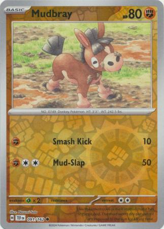Mudbray 091/162 - Common - Reverse Holo-Kantocards