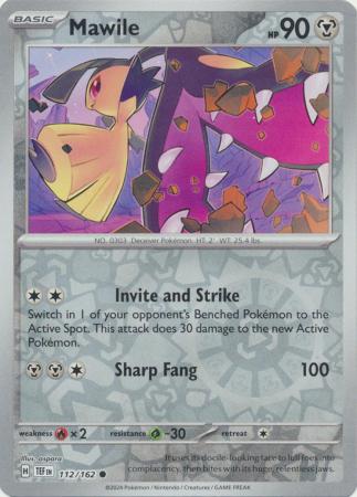 Mawile 112/162 - Common - Reverse Holo-Kantocards