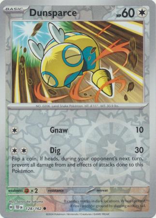 Dunsparce 128/162 - Common - Reverse Holo-Kantocards