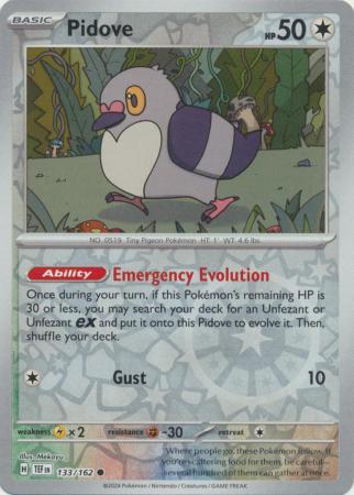 Pidove 133/162 - Common - Reverse Holo-Kantocards
