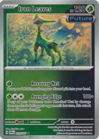 Iron Leaves 019/167 - Rare - Reverse Holo-Kantocards
