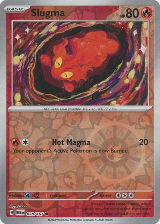 Slugma 028/167 - Common - Reverse Holo-Kantocards