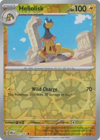 Heliolisk 071/167 - Common - Reverse Holo-Kantocards