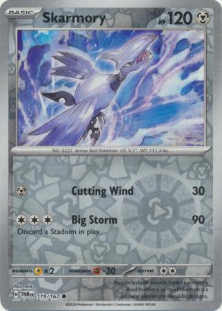 Skarmory 119/167 - Common - Reverse Holo-Kantocards