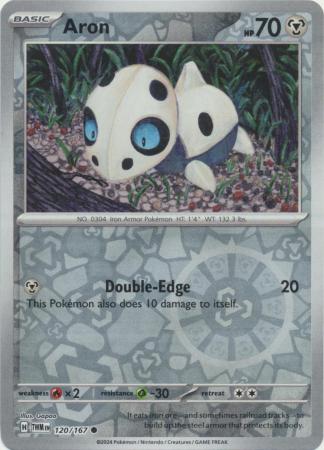 Aron 120/167 - Common - Reverse Holo-Kantocards