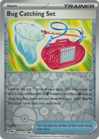 Bug Catching Set 143/167 - Uncommon - Reverse Holo-Kantocards