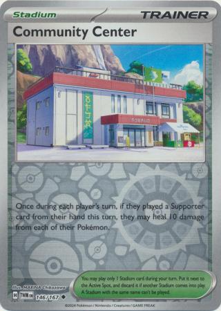 Community Center 146/167 - Uncommon - Reverse Holo-Kantocards