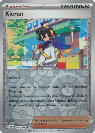 Kieran 154/167 - Uncommon - Reverse Holo-Kantocards