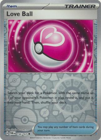Love Ball 156/167 - Uncommon - Reverse Holo-Kantocards