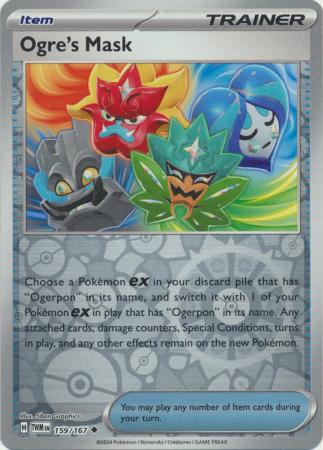 Ogre's Mask 159/167 - Uncommon - Reverse Holo-Kantocards