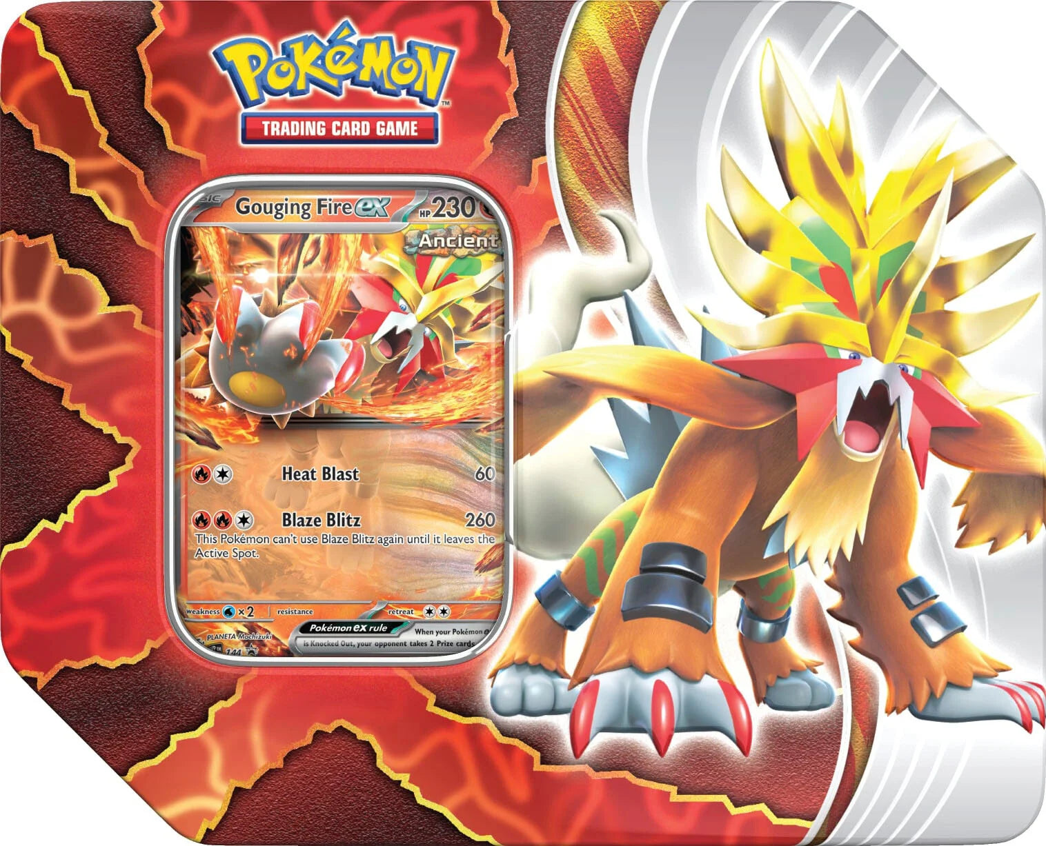 Pokemon TCG: Paradox Destinies Tin -Gouging Fire-Kantocards