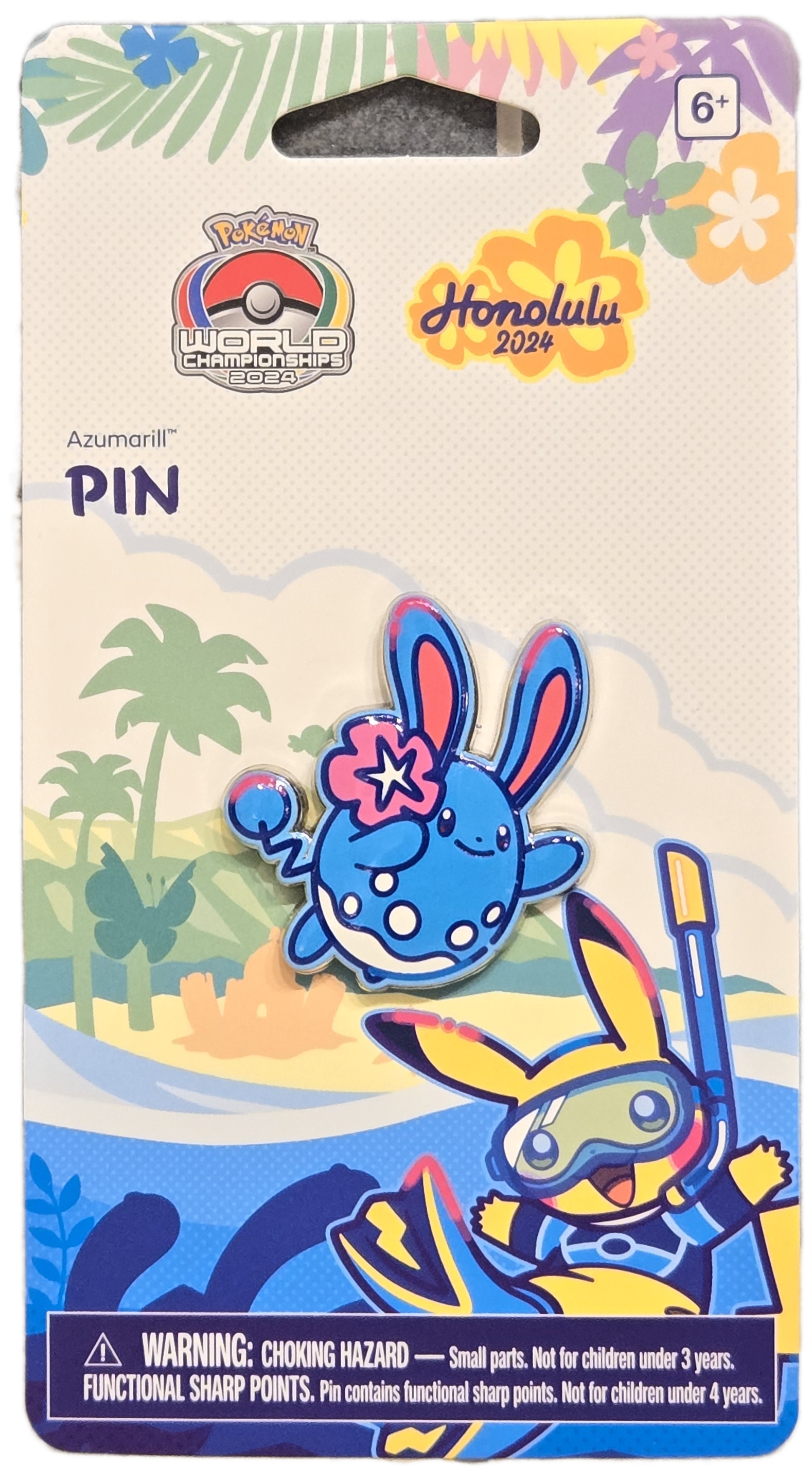 Pin Honolulú 2024 -Azumarill-Kantocards