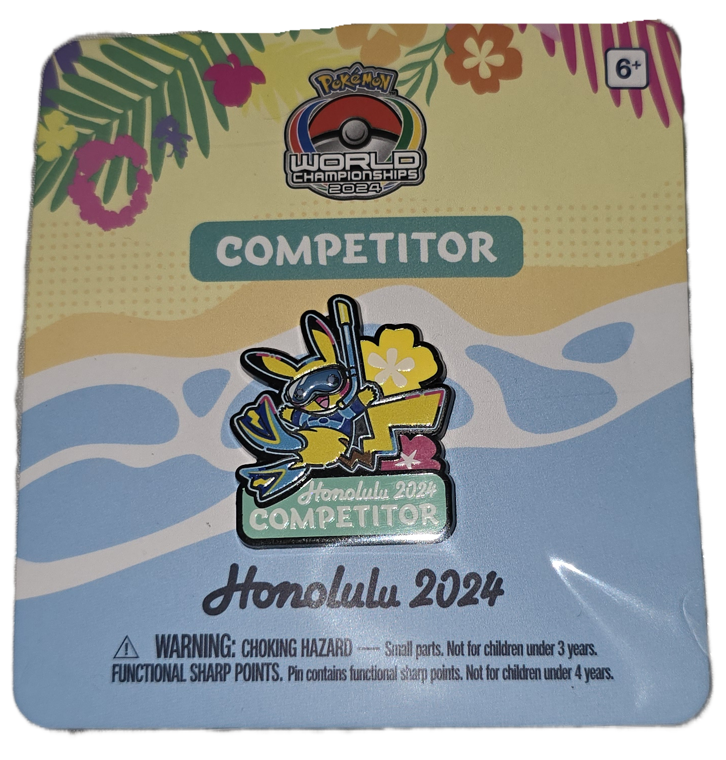 Pin Competitor Honolulú 2024-Kantocards