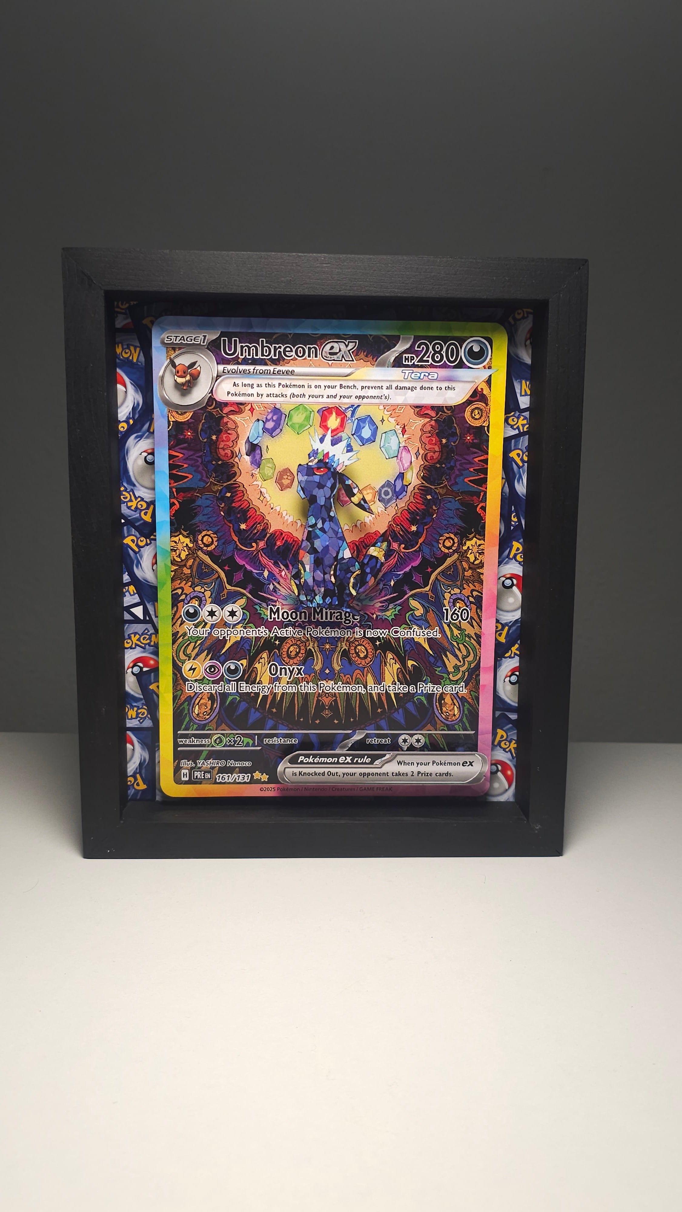 UMBREON EX CUADRO (SE ENTREGA EN 2 SEMANAS )