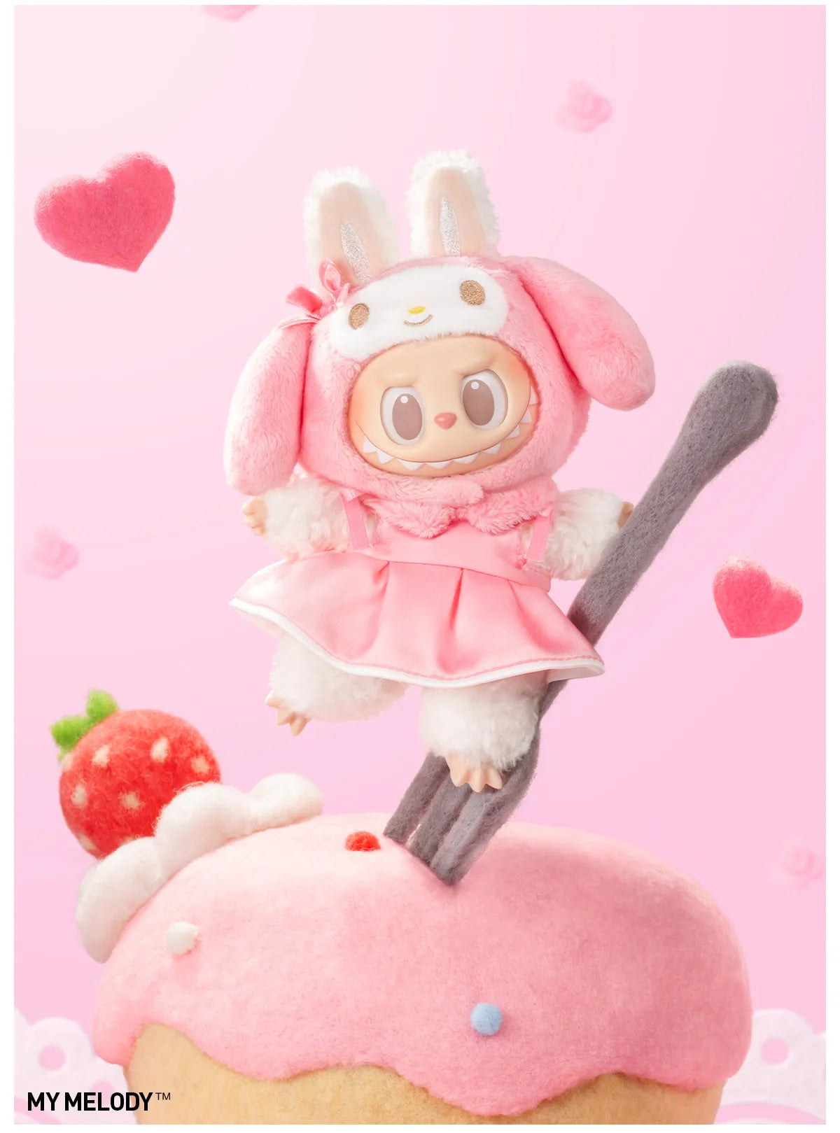 Labubu The Monsters × Hello Kitty and Friends Series - Vinyl Plush Pendant - Blind Box