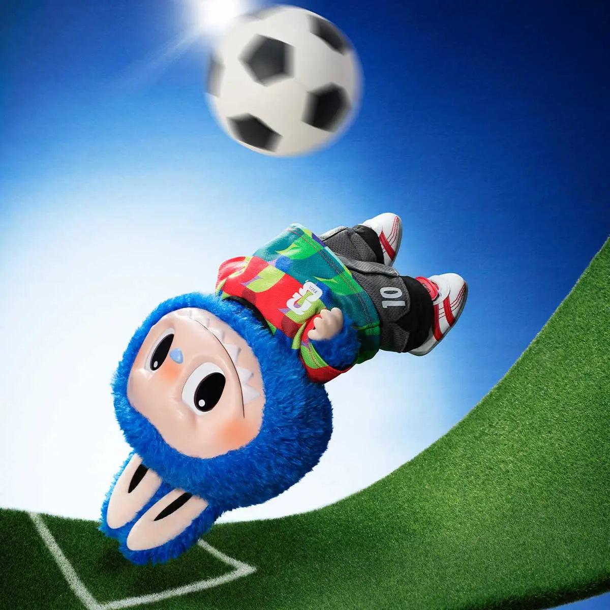 Labubu The Monsters FIFA SERIES (38cm) Catch the Win Vinyl Plush Doll