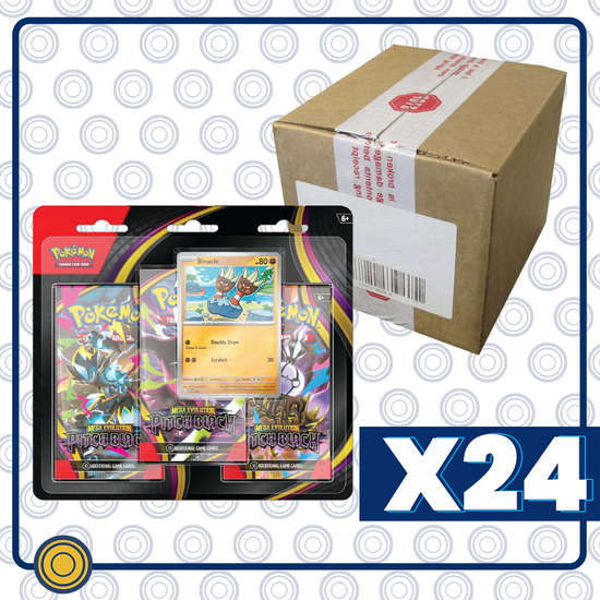 CASE 3-Pack Blister - Pitch Black