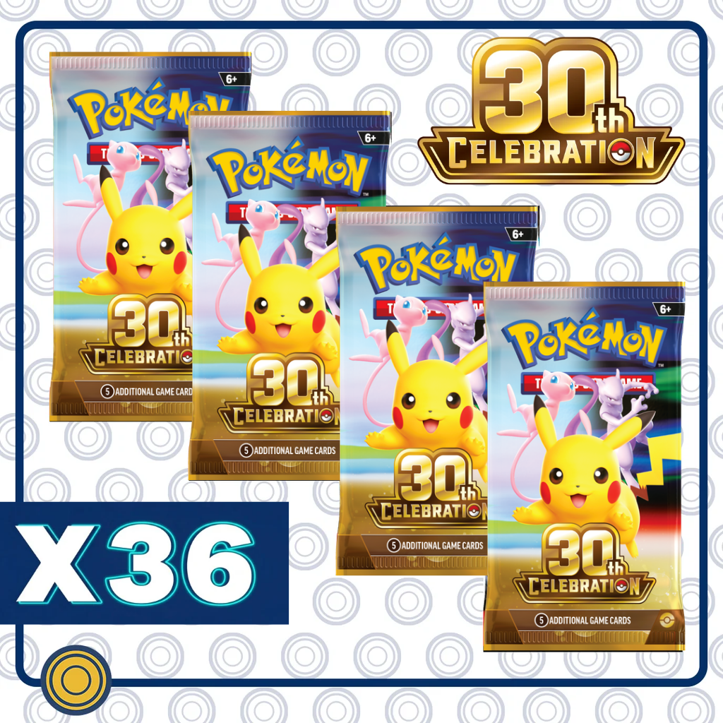 30th Celebration - 36 Booster Packs (Equivalente a 1 Booster Box)