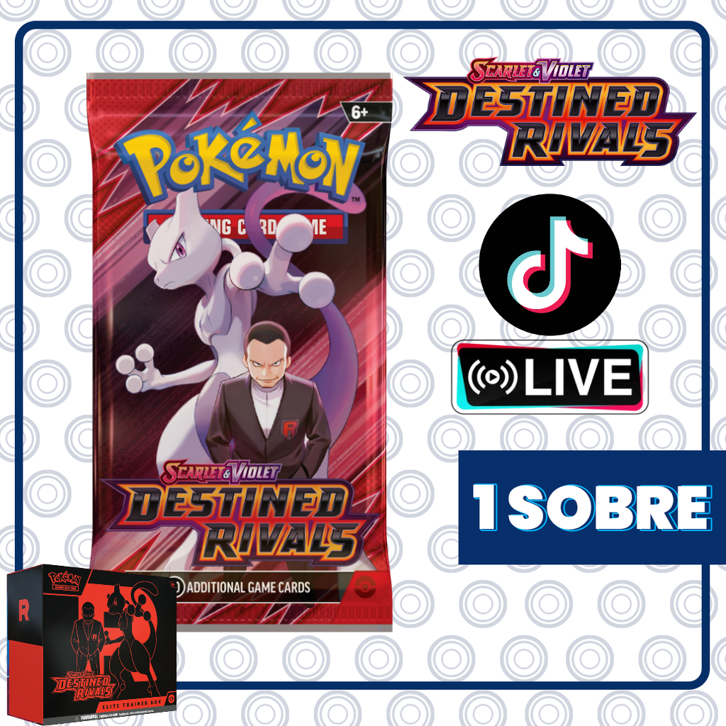 Destined Rivals - Booster Pack APERTURA EN VIVO Batalla (ETB)