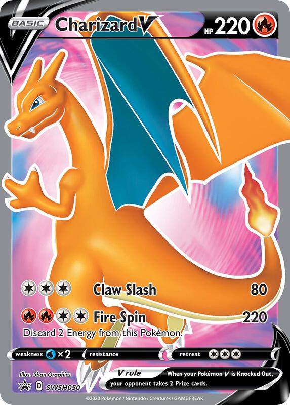 Charizard V SWSH050 (Subasta)