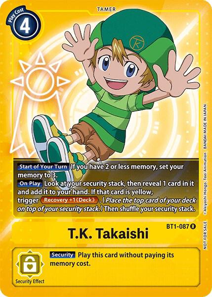 T.K. Takaishi BT1-087 -No Holo-Kantocards