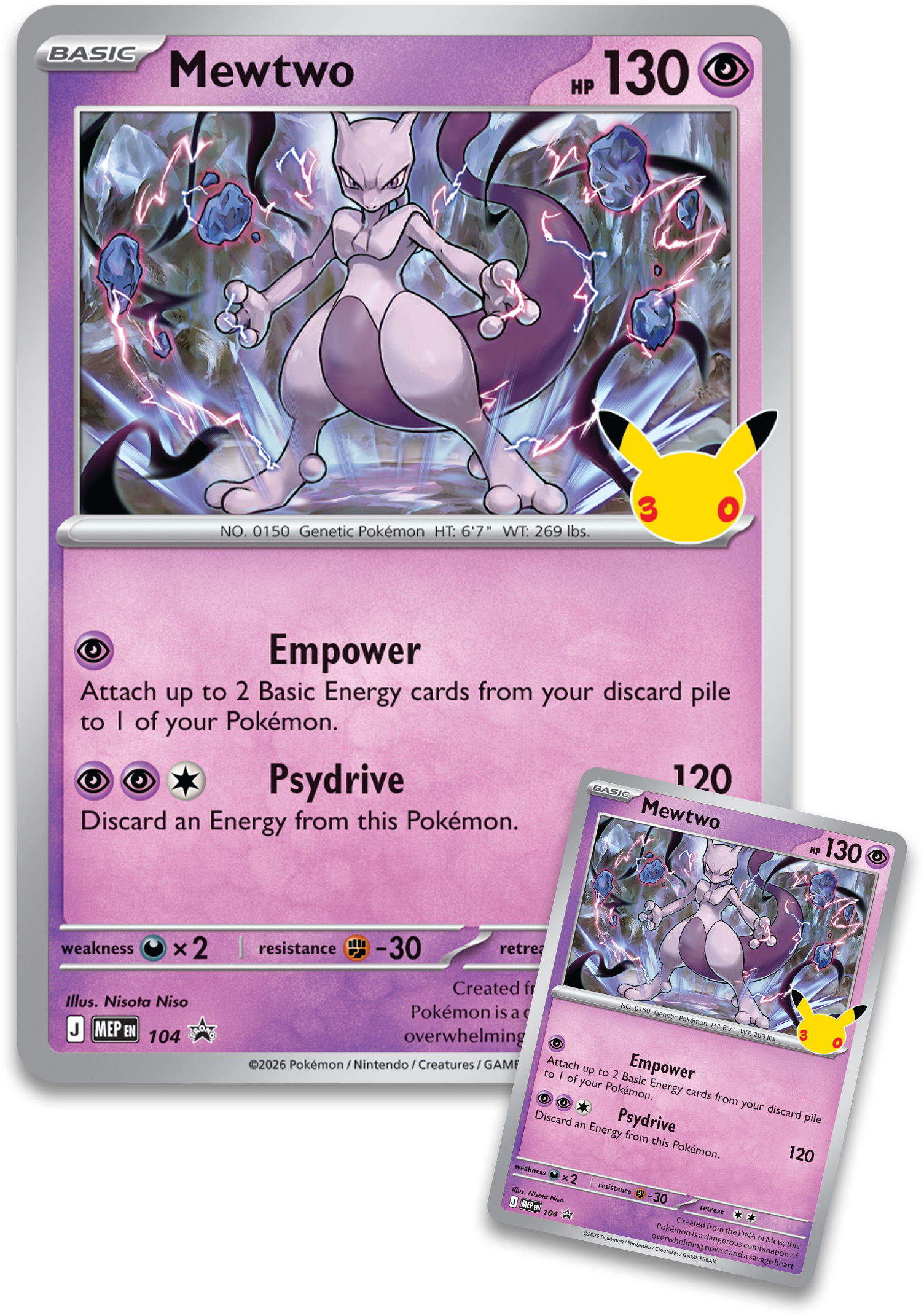 30th Celebration - Figure Collection Mewtwo (PREVENTA PRÓXIMAMENTE)
