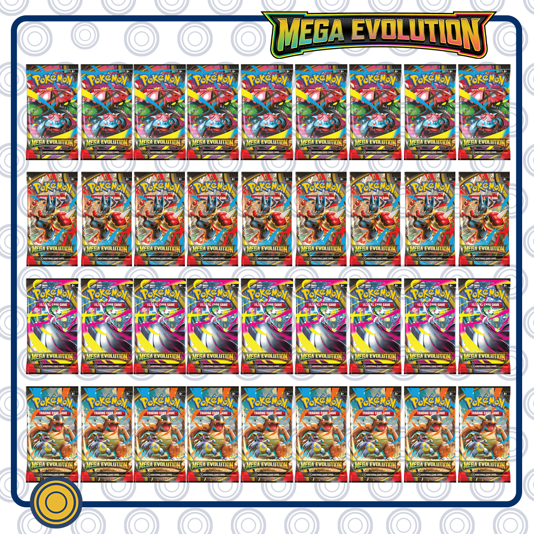 Mega Evolution - 36 Booster Pack (Equivalente a 1 Booster Box)