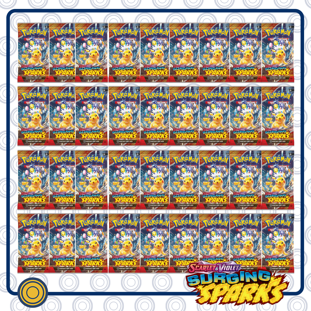 36 booster Surging Sparks - ESPAOL (Equivalente a 1 booster box) Kantocards 36 booster Surging Sparks - ESPAOL (Equivalente a 1 booster box) Kantocards