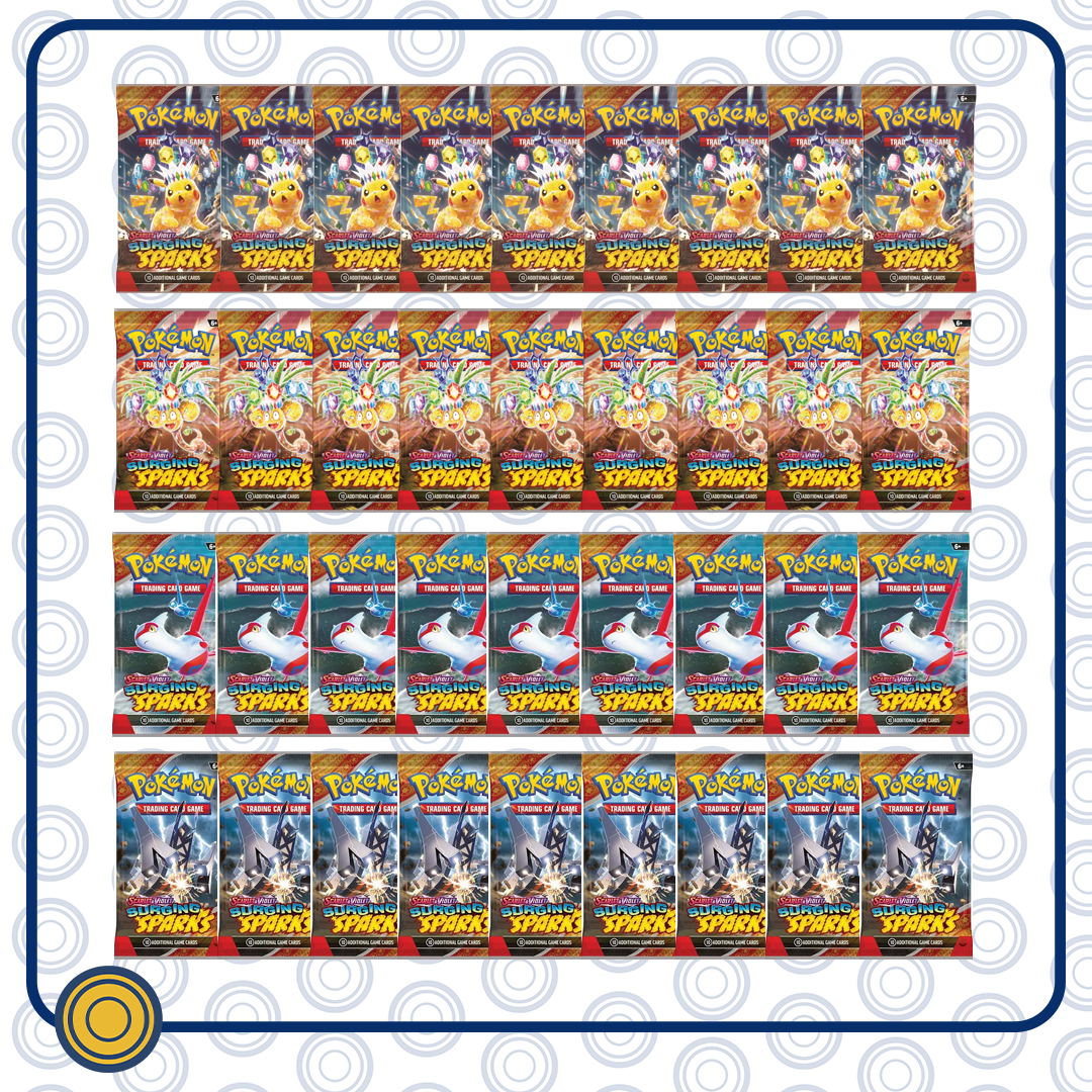 36 booster Surging Sparks - ESPAÑOL (Equivalente a 1 booster box)