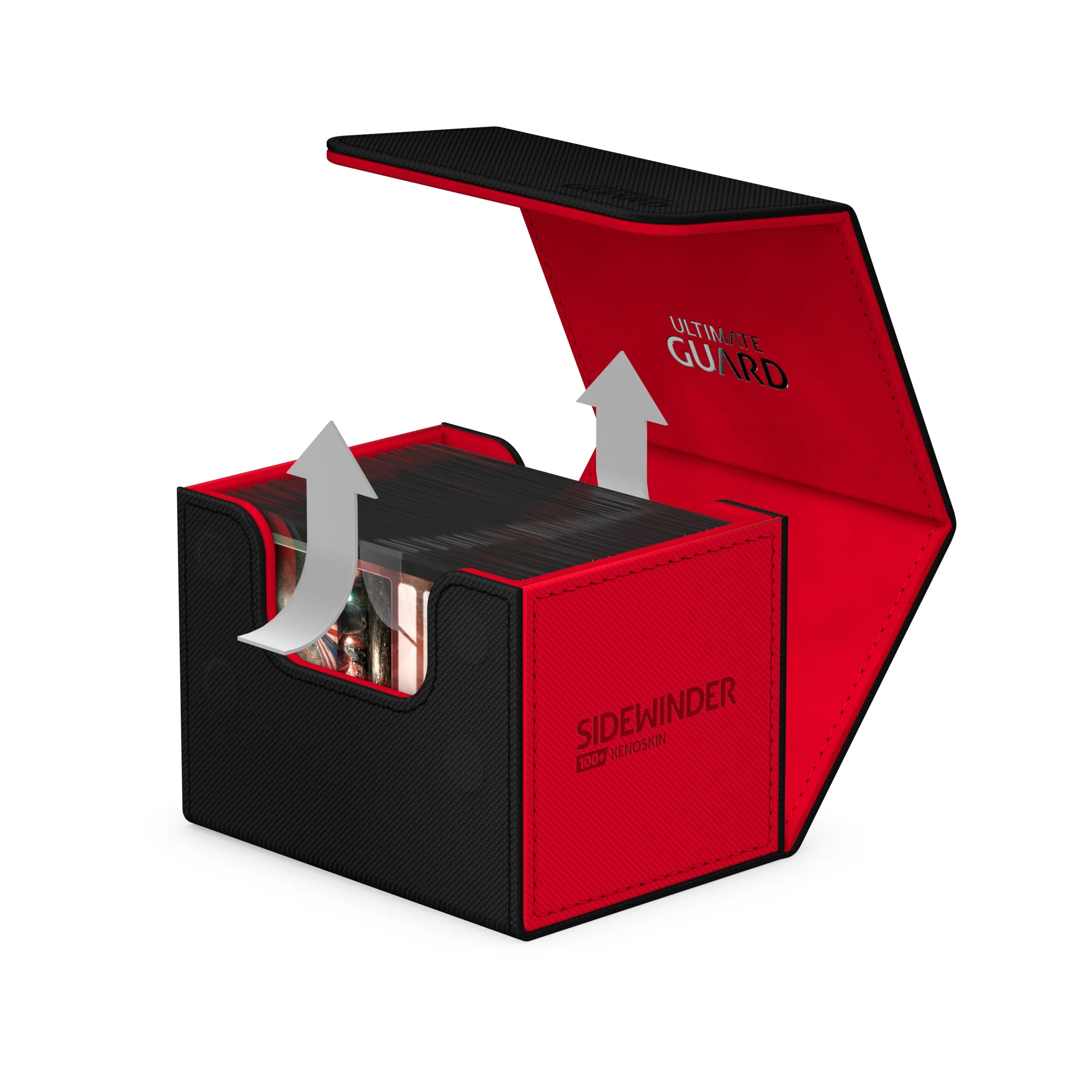 Sidewinder Deck Box 100+ Synergy Black/Red-Kantocards