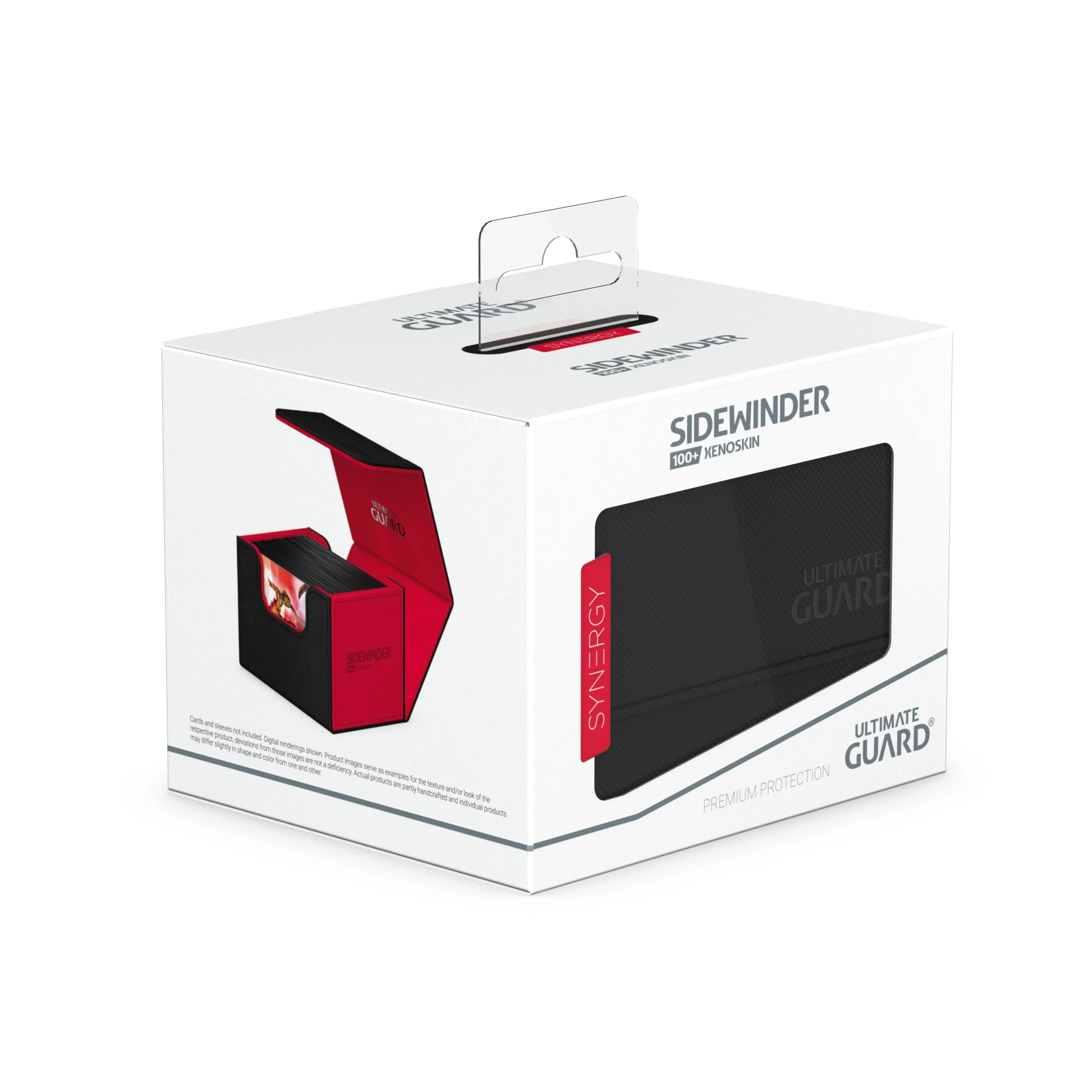 Sidewinder Deck Box 100+ Synergy Black/Red-Kantocards